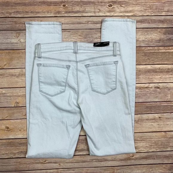 J Brand Mid Rise Rail Skinny Jeans‎ in Frostbite - Picture 4 of 6